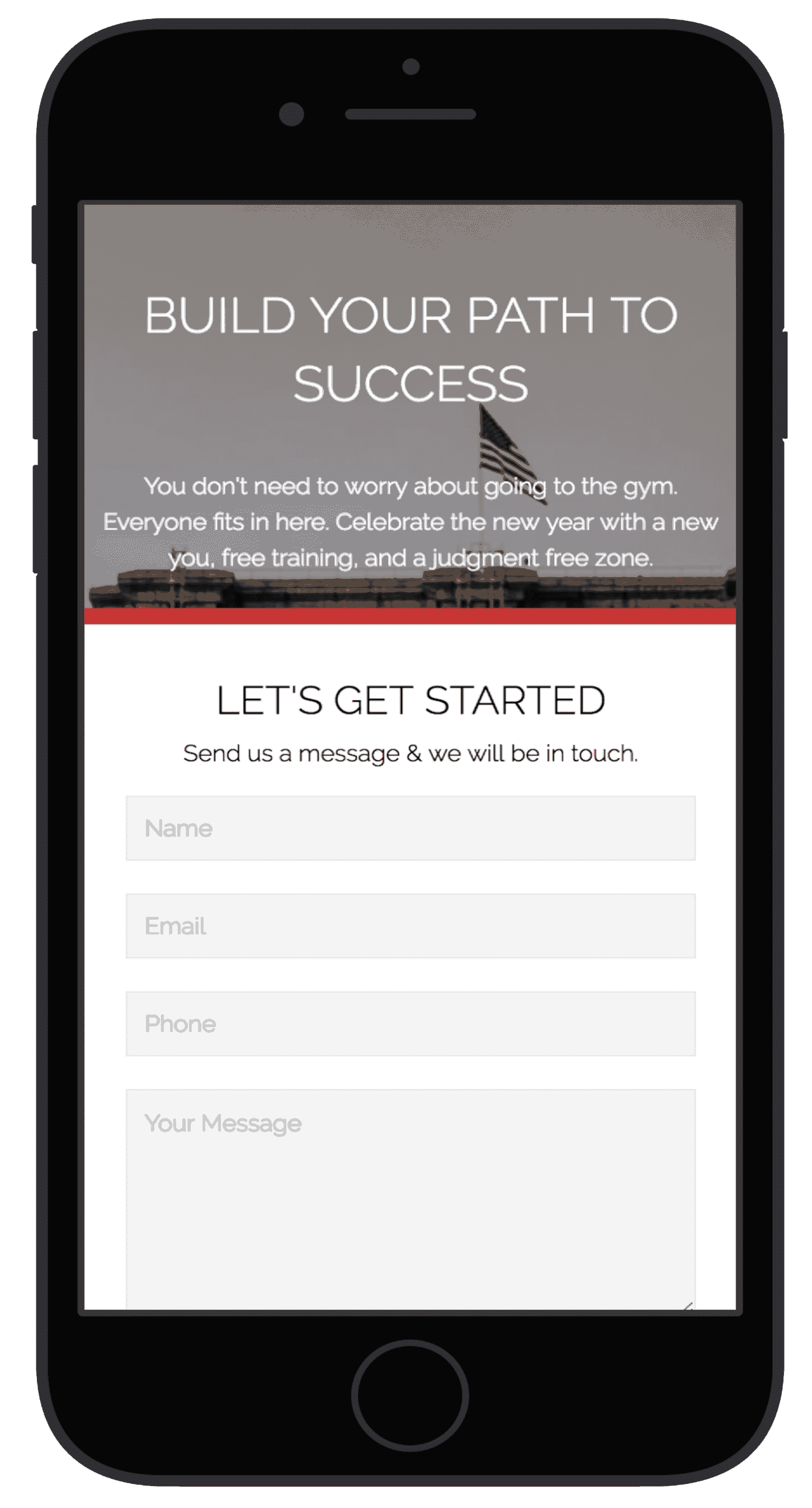 Web Design Mockup