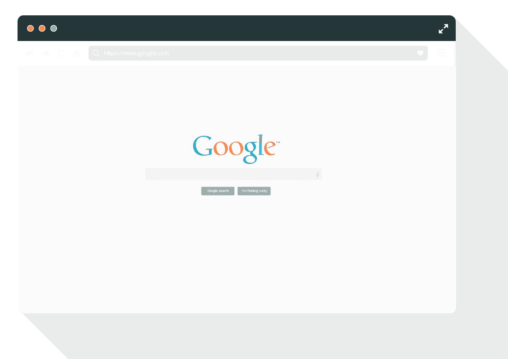 Flat Browser Mockup SEO company near Charlotte NC