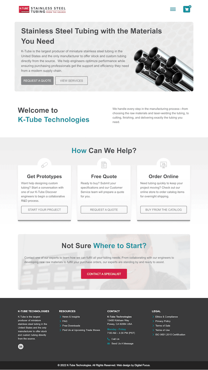 Enterprise Website Design